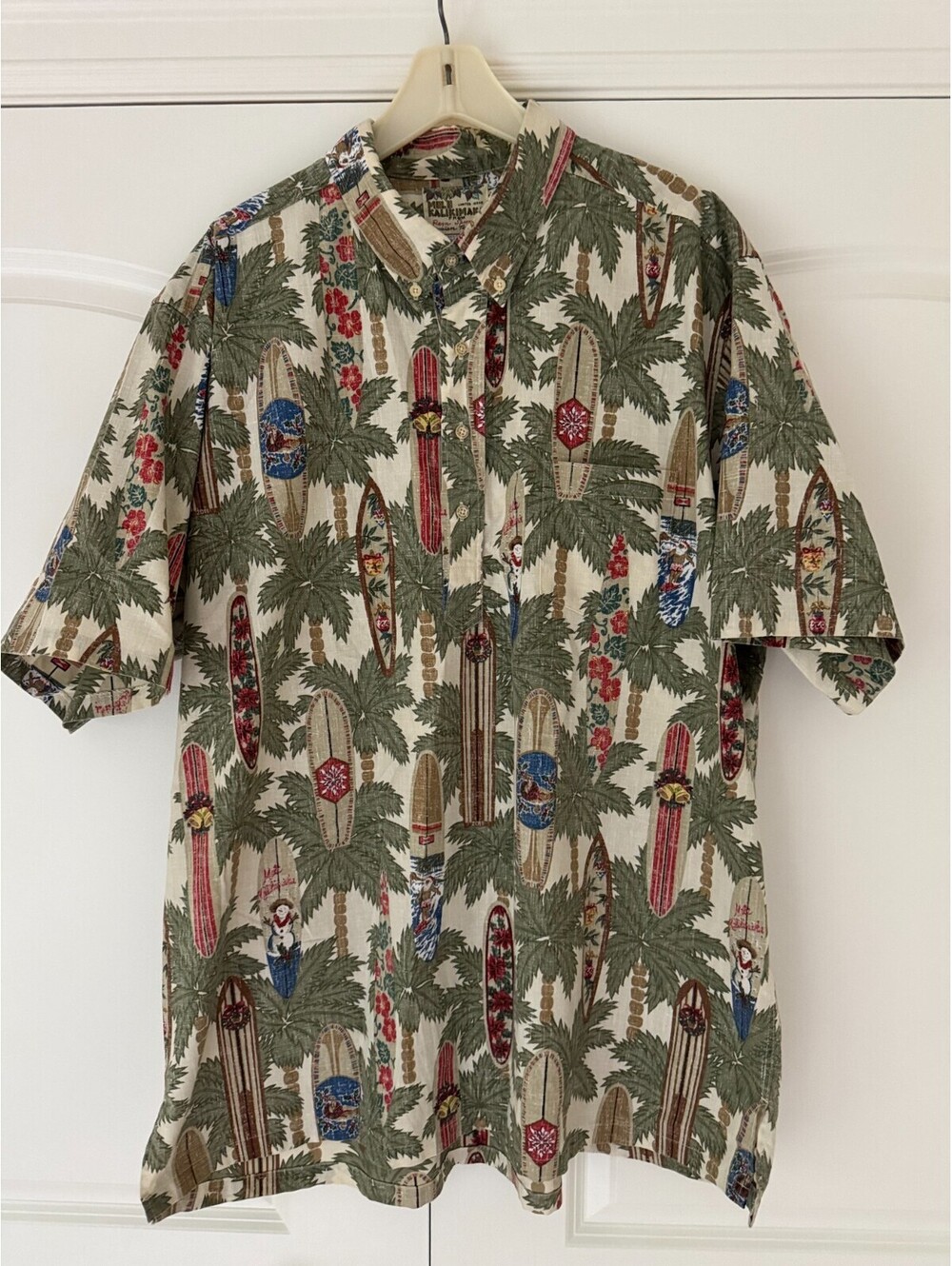 Men’s Reyn Spooner Limited Issue Mele Kalikimaka Short Sleeve Shirt, 3XL